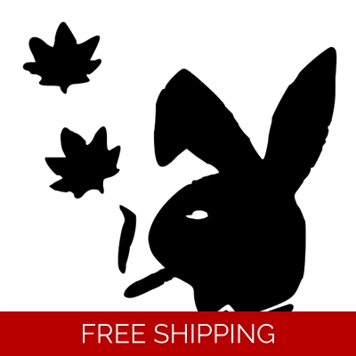 Smoking Weed Marijuana Playboy Bunny Die Cut Vinyl Decal Sticker Smoking Weed Marijuana Playboy Bunny Die Cut Vinyl Decal Sticker